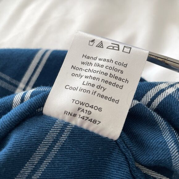 Draper James Plaid Button Down Shirt Southern Preppy Top Womens Size 2 - Picture 7 of 7